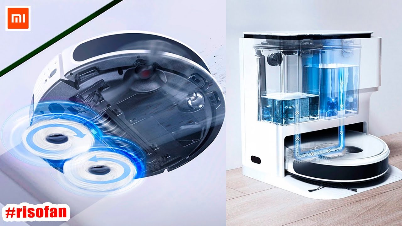 2021 Xiaomi ECOVACS DEEBOT OZMO N9 Vacuum Cleaner Robot with the OZMO pro.