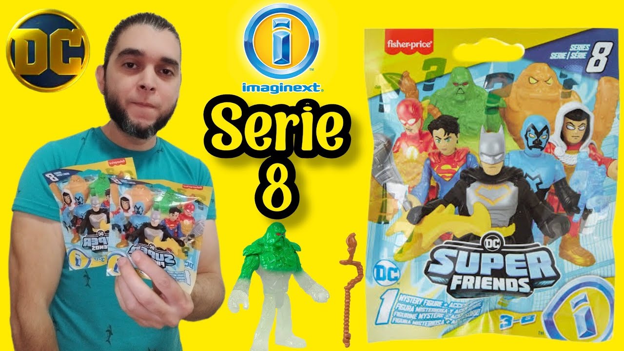 DC Súper Friends 🦸🏻‍♂️ serie 8 sobres Imaginext