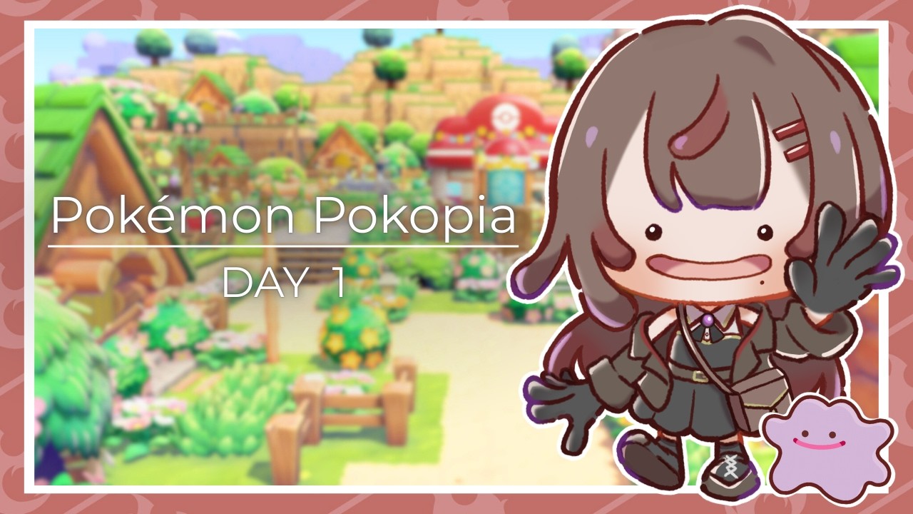 【ぽこあポケモン】Day１｜マイクラ建築勢がポケモンの街を作る！