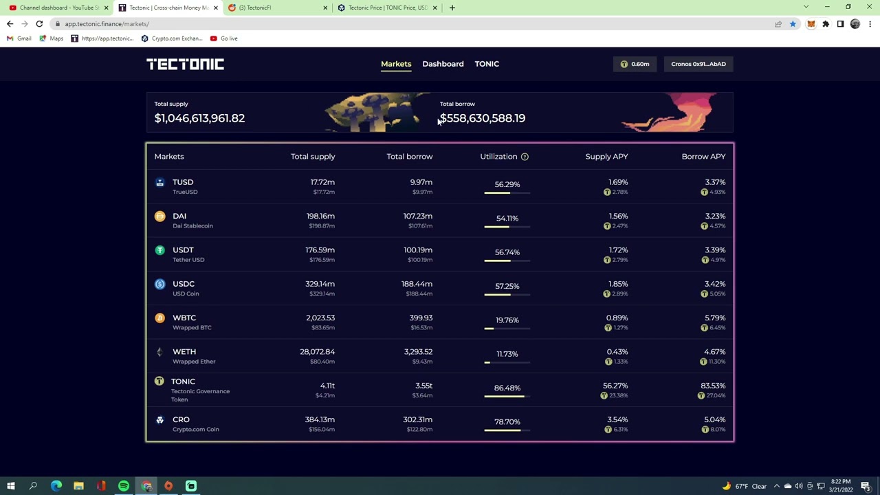 HOW MUCH TECTONIC COIN I HAVE FARM USING TONIC PLATFORM #tectonic #tonic #tectonictoken