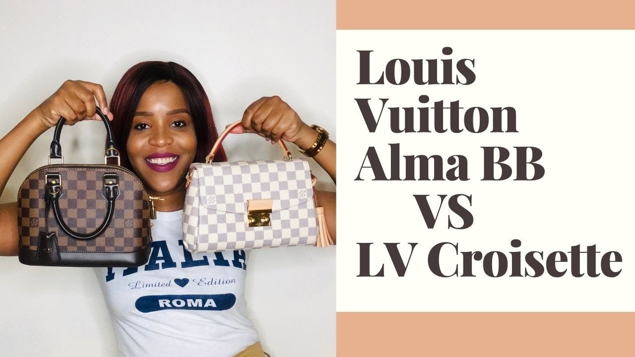 Louis Vuitton Alma BB and Croisette review // South African YouTuber