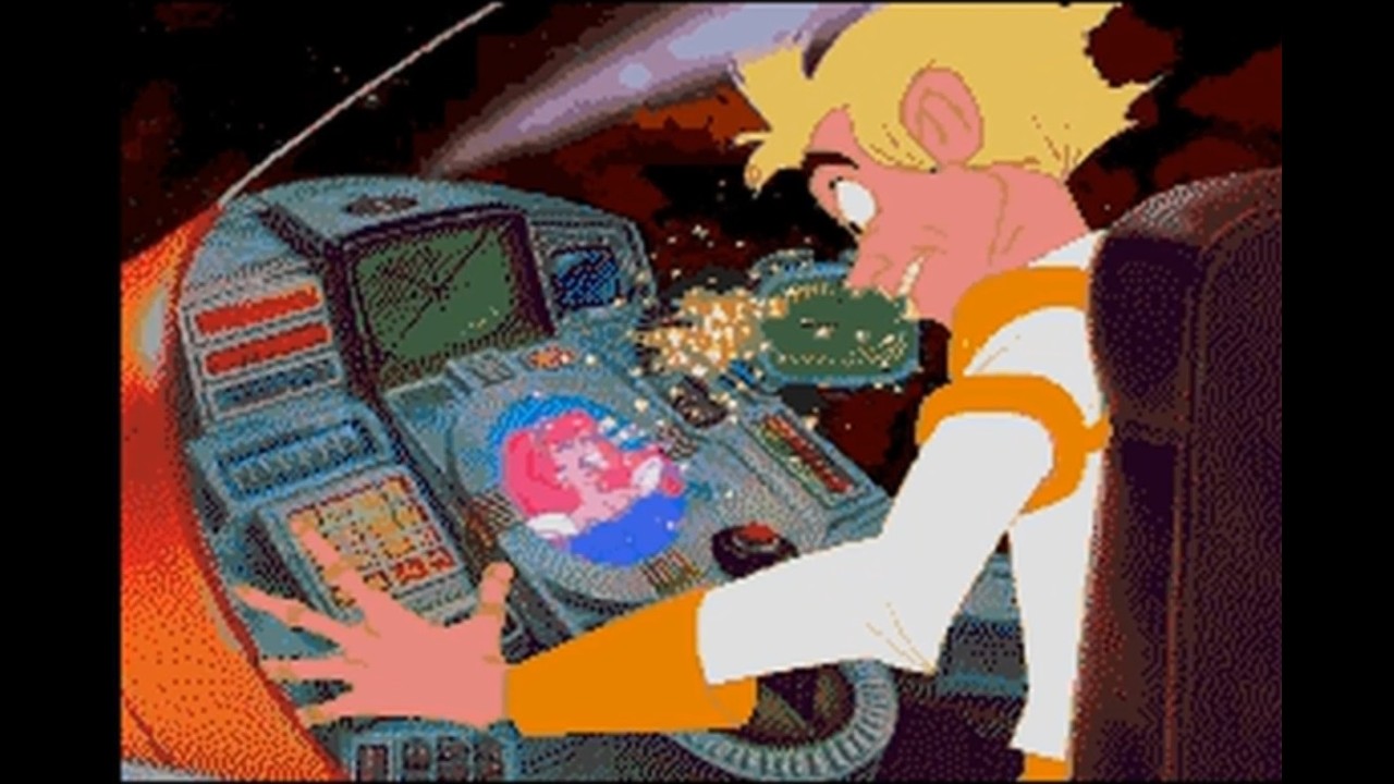 Space Ace (SEGA CD) Like Watching a Grainy Movie