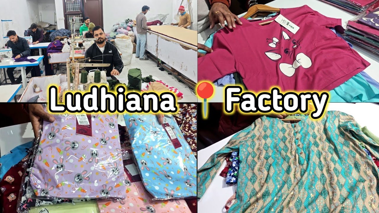 💥Tshirt, Crop Top, Nightsuit,Kurti Wholesale |📍Ludhiana Factory 🏭 | Ludhiana Wholesale Market 