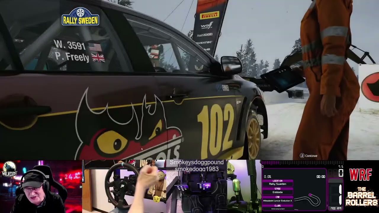 Turns out bravery isn’t a substitute for skill!  WRC Community Clubbing!
