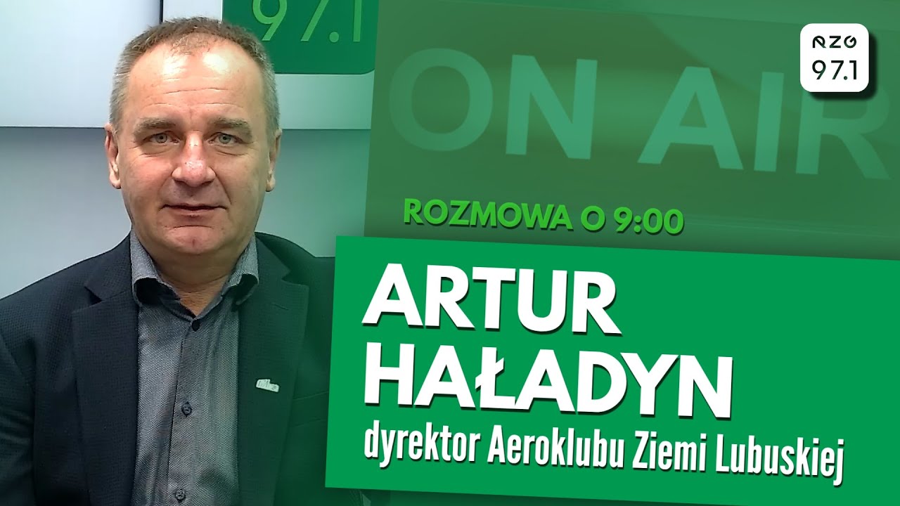 Artur Haładyn, dyrektor Aeroklubu Ziemi Lubuskiej