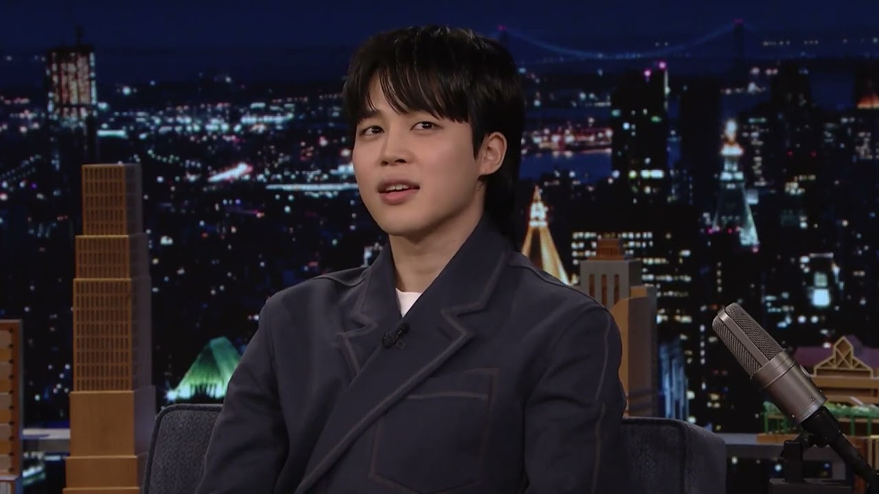 JIMIN's ENGLISH AT JIMMY FALLEN SHOW || #jimin #likecrazy #face #jiminjimin #jimmyfallen