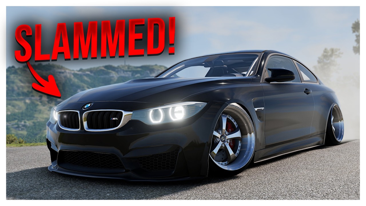 How To SLAM Your Car TO THE GROUND In BeamNG!