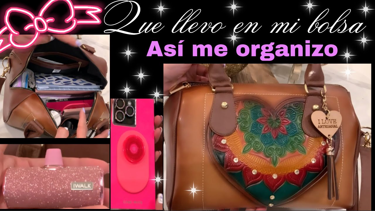 Esto llevo en mi bolso artesanal Mexicano. Mis secretos más salvajes 🤩