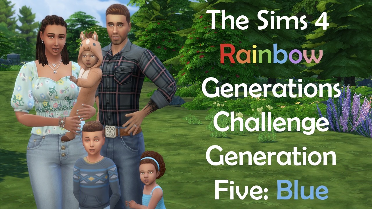 The Sims 4 Rainbow Generations Challenge Season Five: Blue (Part 21) Brooks' Horse!