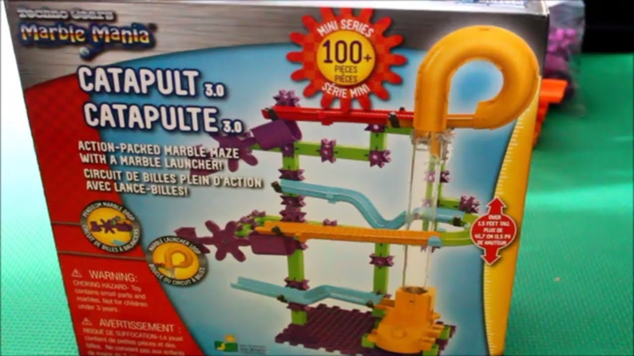 PLAYING WITH TECHNO GEAR  MARBLE MANIA CATAPULT 3.0| THE LEARNING JOURNEY MARBLE MANIA CATAPULT 3.0