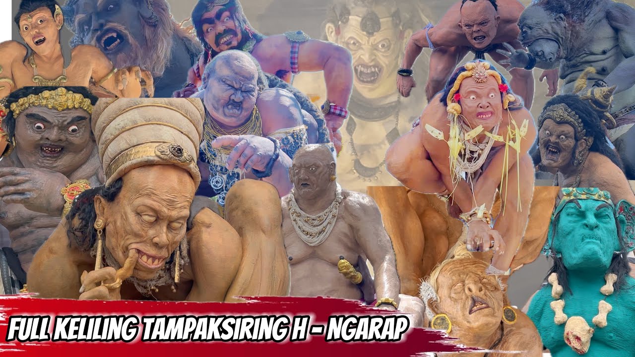 Full Keliling Tampaksiring Melihat Ogoh-Ogoh KEREN Di  H - Pengarapan 28 Maret 2025