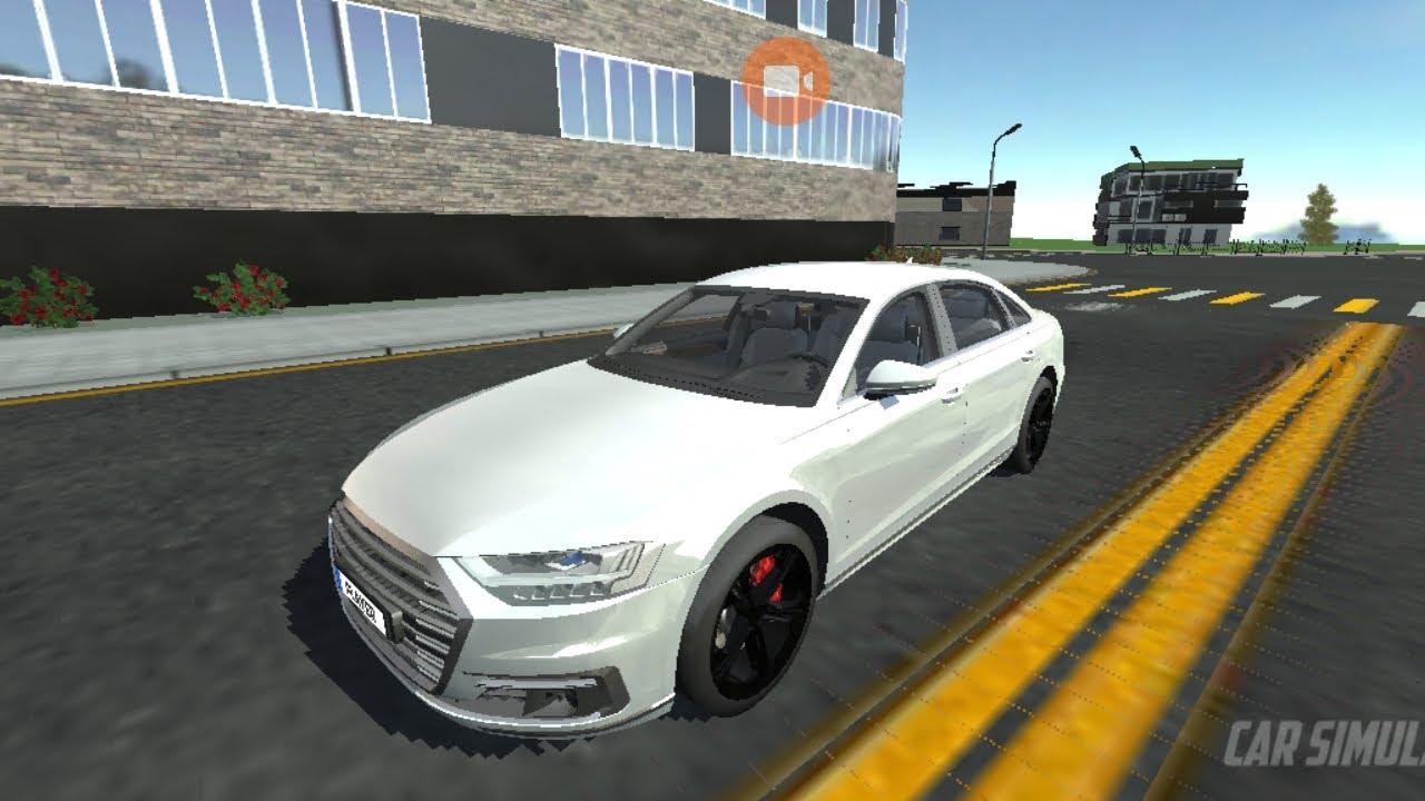 Обзор на audi a8 в игре симулятор автомобиля 2!