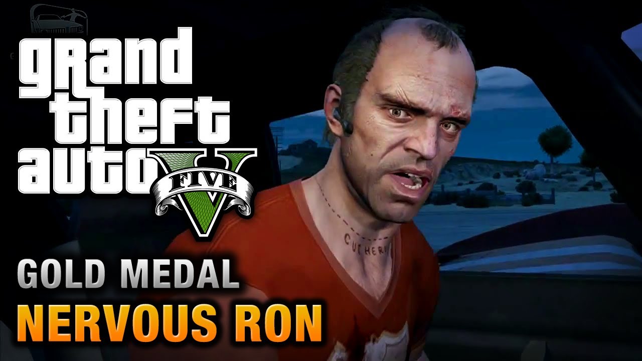 GTA 5 - Mission #19 - Nervous Ron [100% Gold Medal Walkthrough]