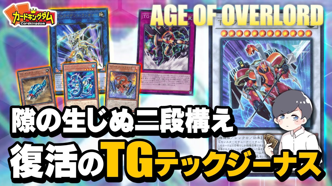 【遊戯王】ハリファイバー禁止がなんぼのもんじゃい！自由自在にシンクロ召喚！『TG（テックジーナス）』で対戦