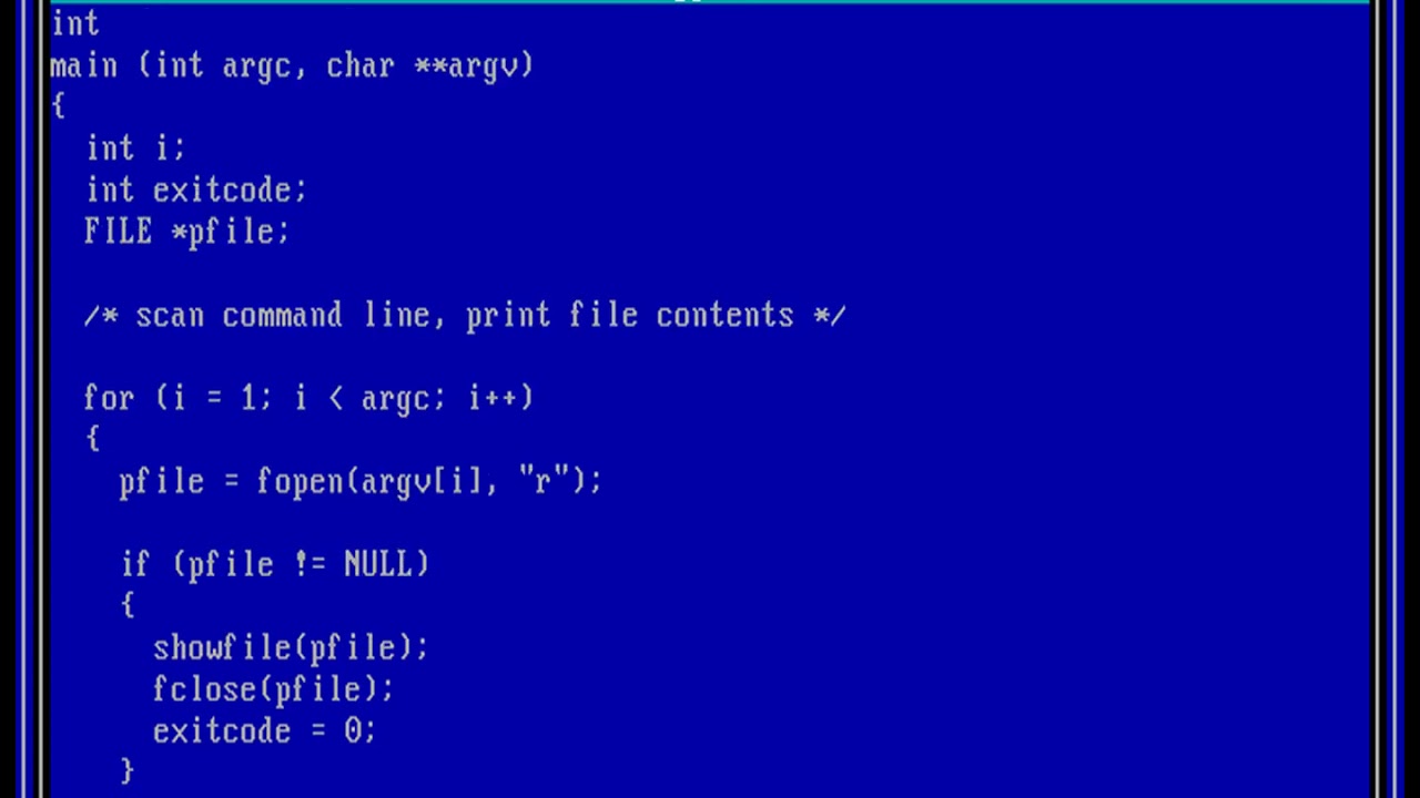 FreeDOS programming - ECHO and TYPE