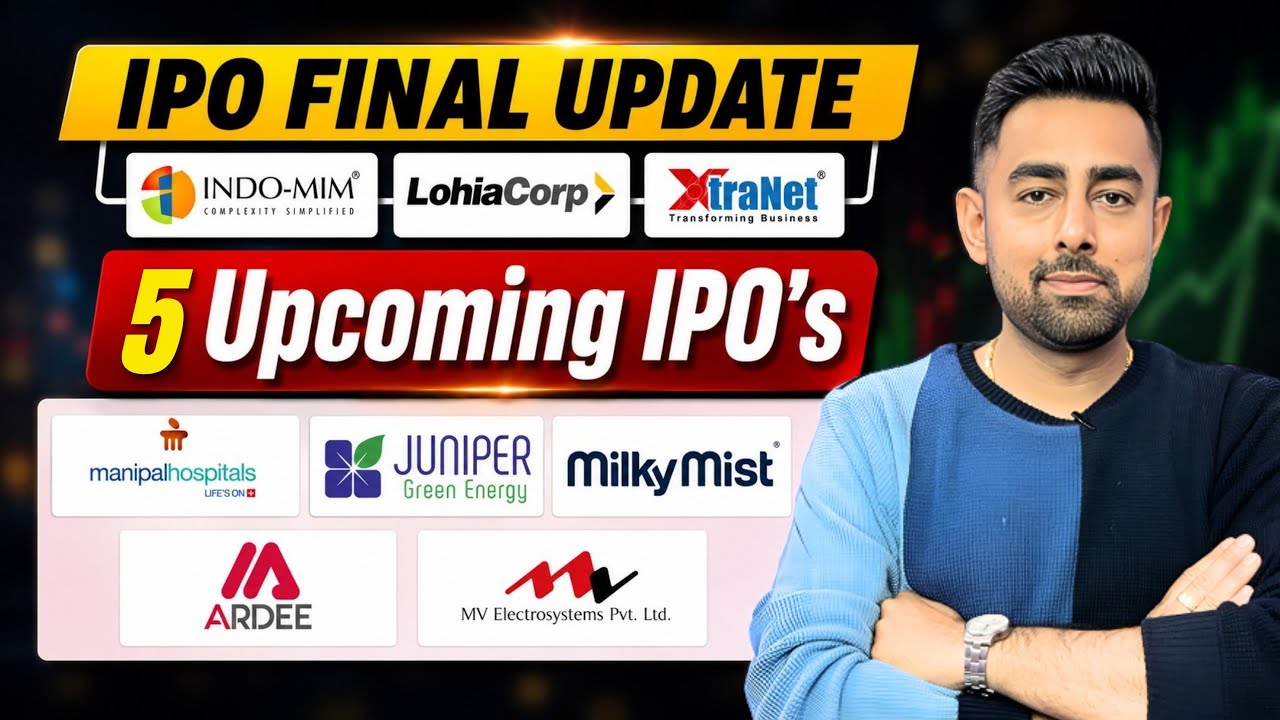 Indo MIM IPO Final Update | Lohia IPO | Xtranet IPO | Zepto IPO | Upcoming IPO | Jayesh Khatri 
