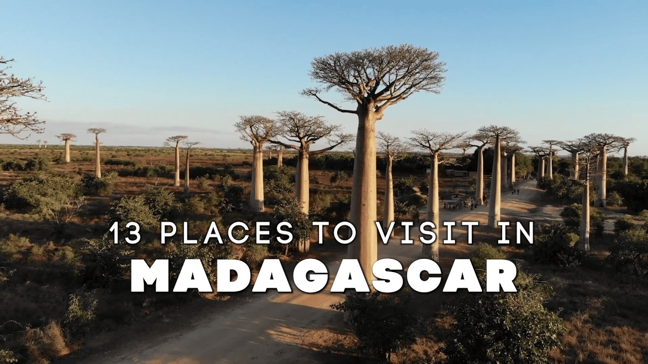 Top 13 Places to visit in Madagascar 🇲🇬 - 4k Travel Video