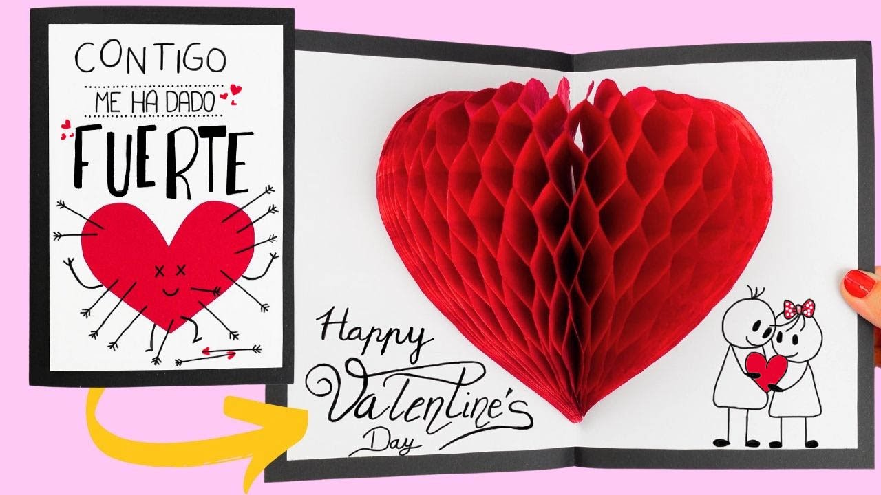 Cómo hacer una tarjeta para San Valentín fácil y bonita