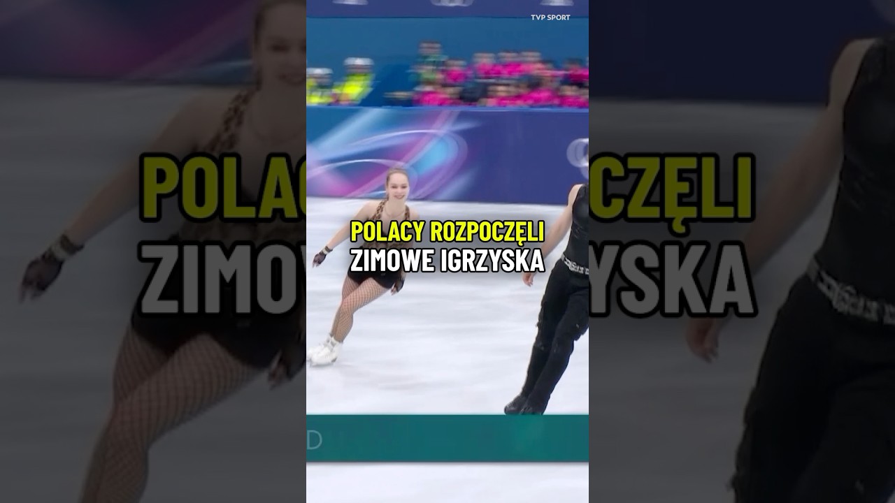 PIERWSZY WYSTĘP POLAK&Oacute;W NA IGRZYSKACH | IGRZYSKA OLIMPIJSKIE #shorts #winterolympics
