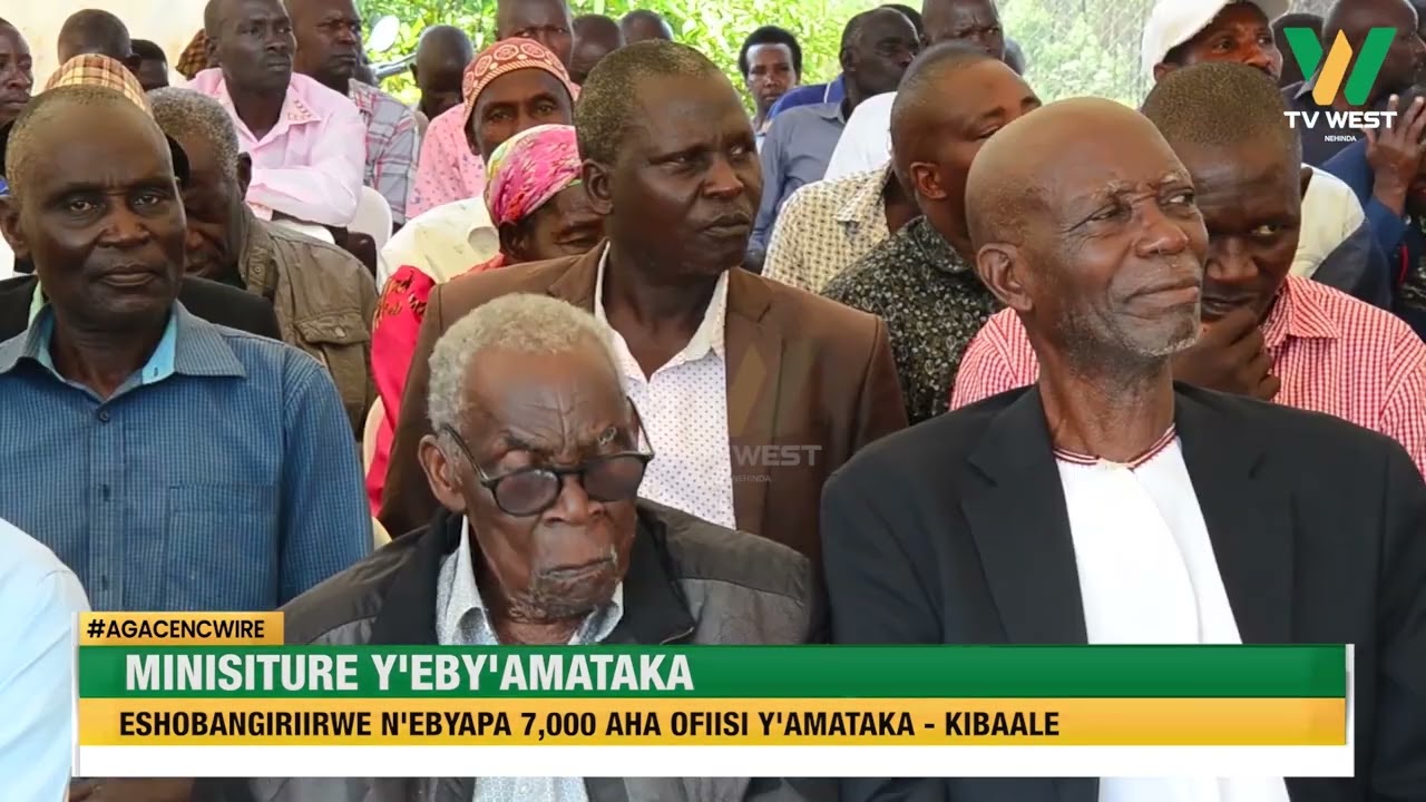 AGACENCWIRE: Minisiture y'eby'amataka eshobangiriirwe n'ebyaapa 7,000 aha ofiisi y'amataka.
