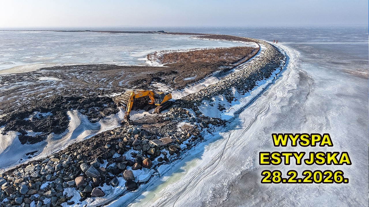 ❄️ WYSPA ESTYJSKA NADAL SKUTA LODEM! 🧊🌊 TU ZIMA NIE ODPUSZCZA! 28.2.2026.