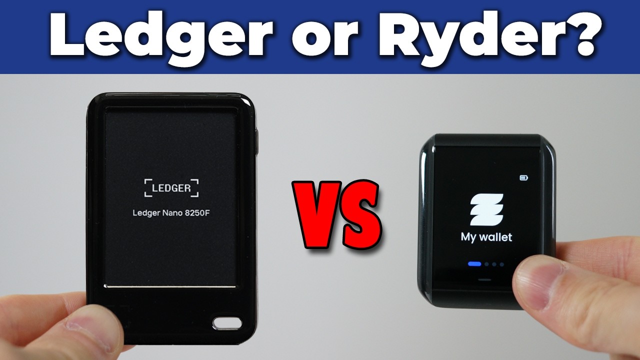 Ryder One vs Ledger: Which is the Better Hardware Wallet?