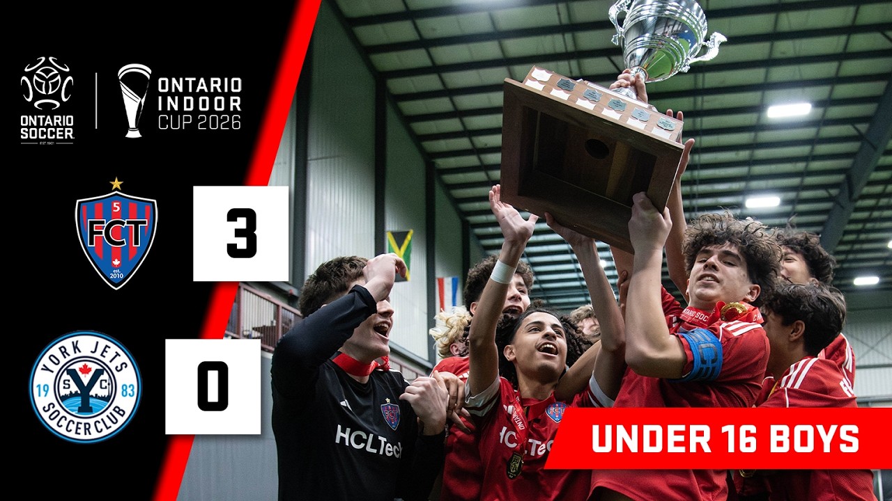 🏆 U16 BOYS FINAL - YORK JETS SC VS FC TORONTO - 2026 ONTARIO INDOOR CUP