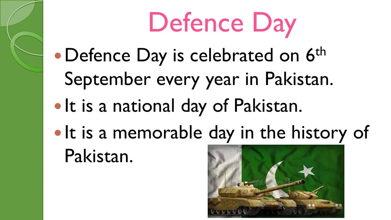 Essay on Defence Day|15 lines on Defence Day|Essay on 6 September|about Defence Day of Pakistan