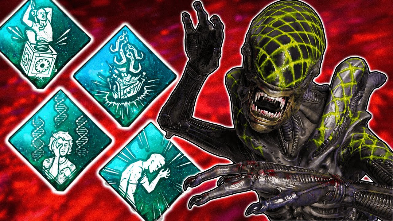 Red's GENETIC EXHAUSTION XENOMORPH BUILD! - Dead by Daylight