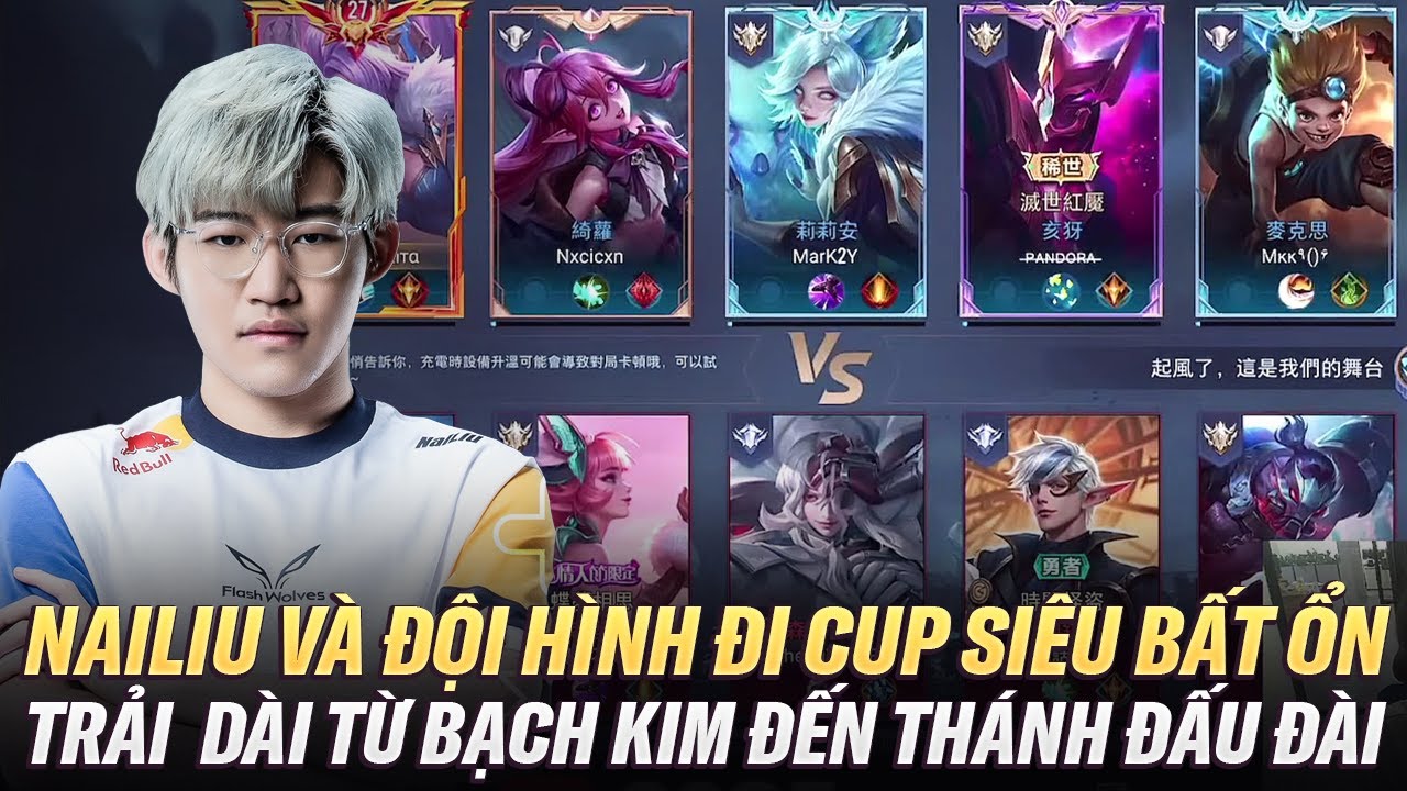 Full 3 Trận Đấu Cup Vinh Quang Của Nailiu Với Đội Hình Từ Bạch Kim Đến Thách Đấu Server Đài