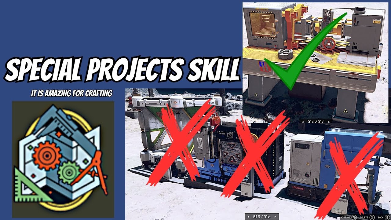 Special Projects Skill Starfield & How To Get it