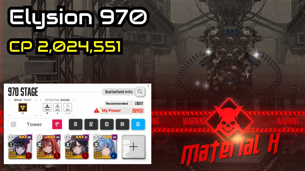 Elysion Tower 970 - Material H [CP 2,024,551]
