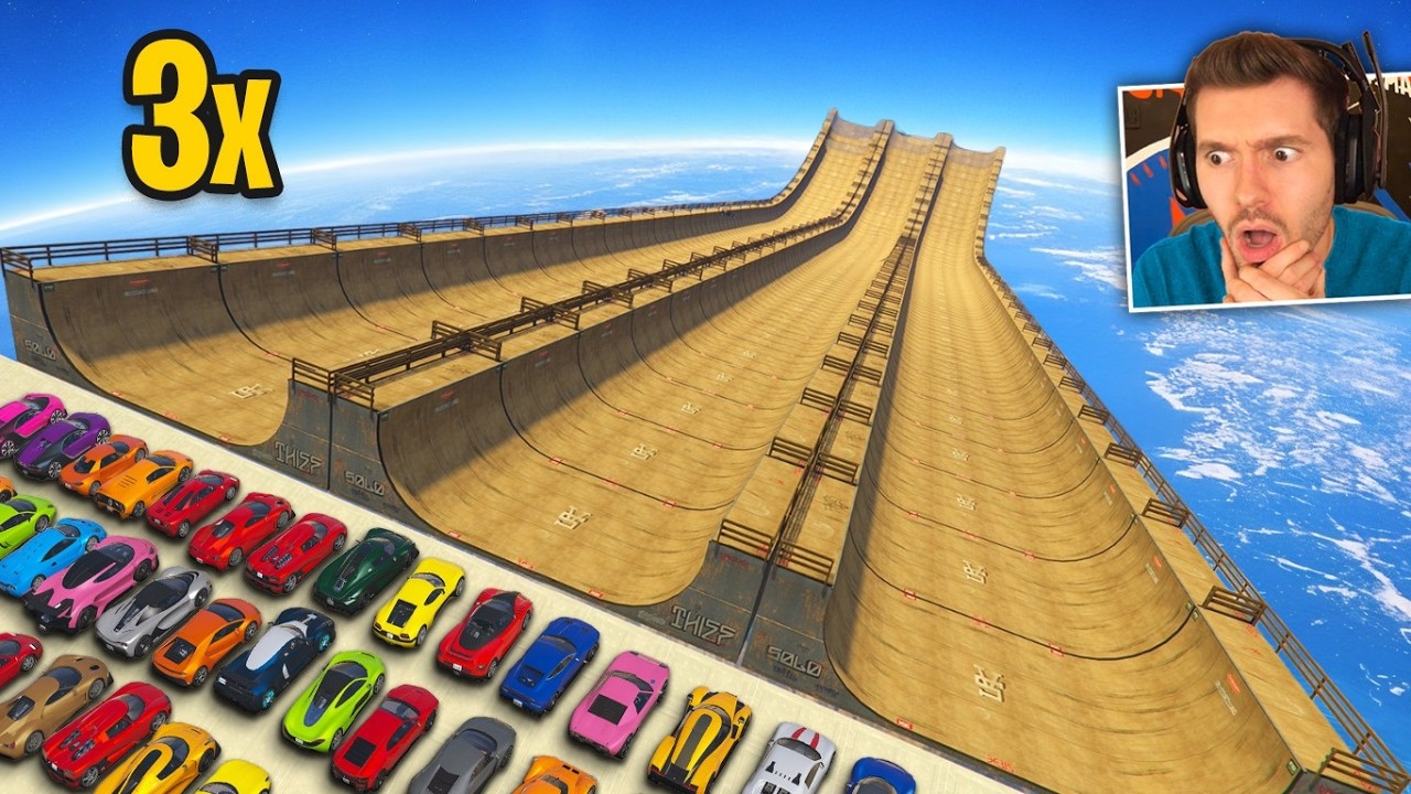 GTA V Online: 3x RAMPA DE SKATE acima do MAPA DO GTA!