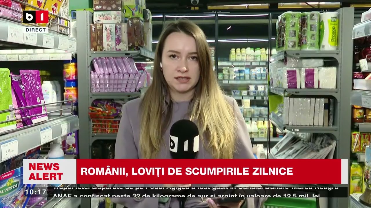 INFLAȚIA EXPLODEAZĂ. BAROMETRUL PREȚURILOR ÎN MAGAZINE_Știri B1TV_18 mar. 2026