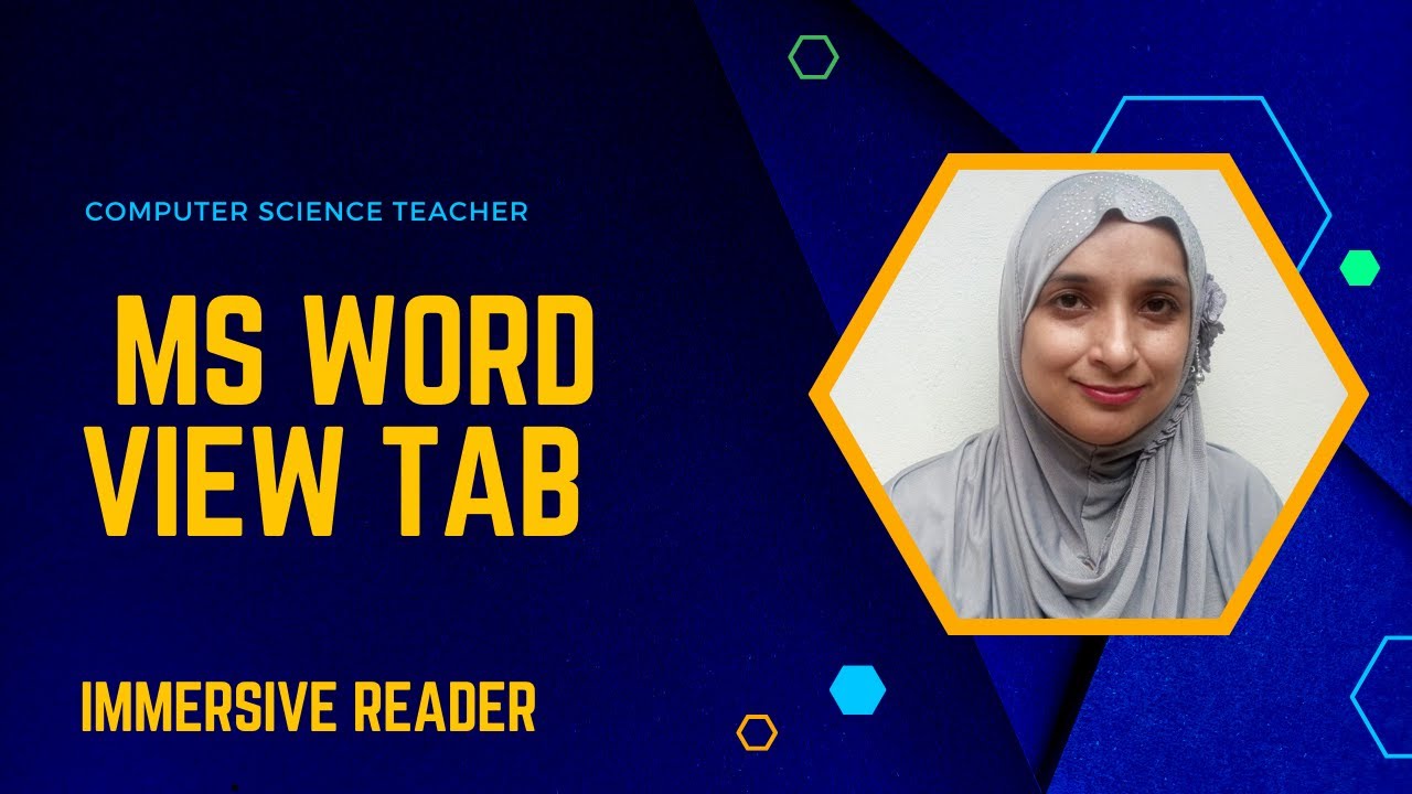Immersive Reader in Microsoft Word 365 View Tab Free Tutorial