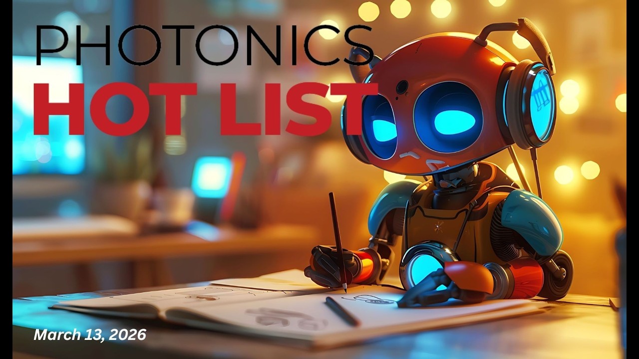 Photonics Hot List: March 13, 2026
