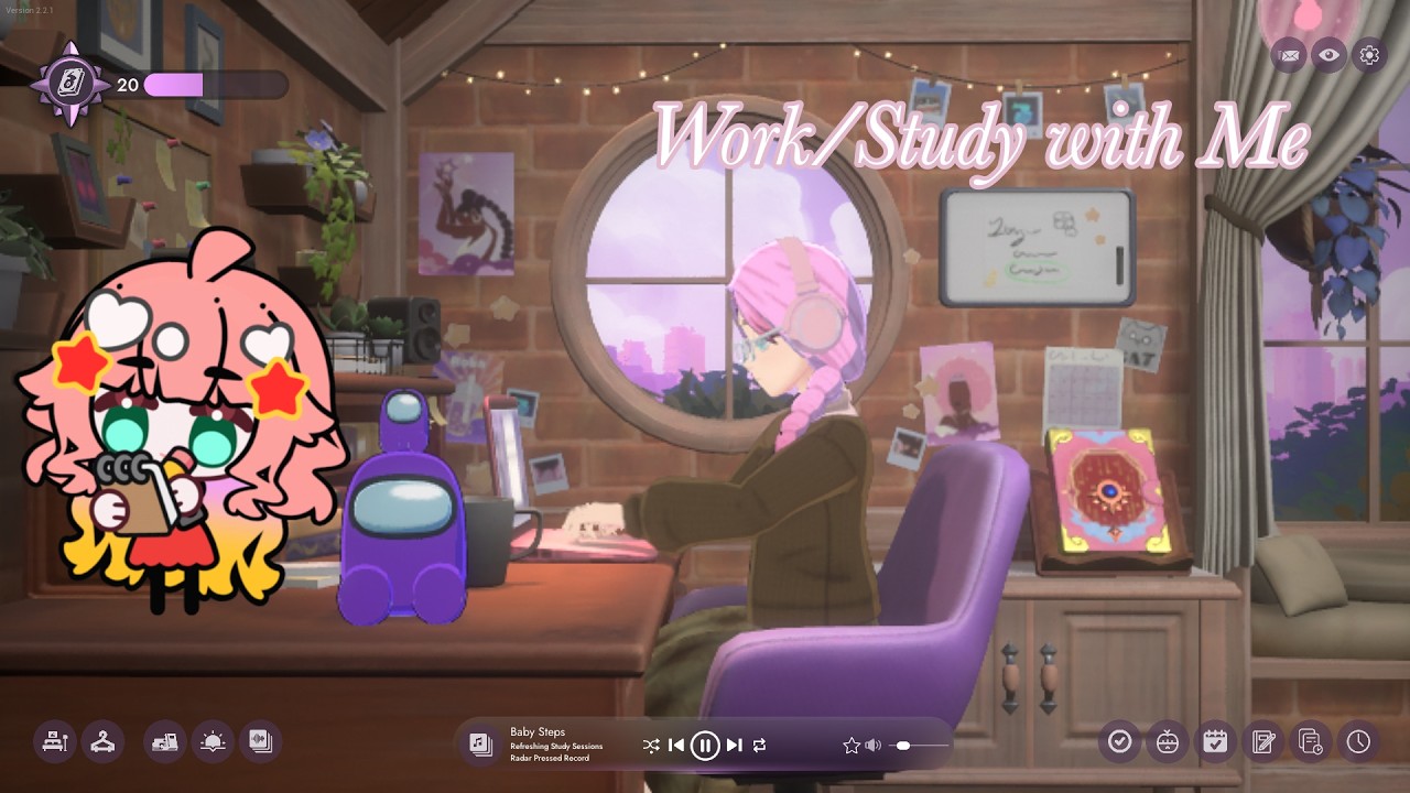 [TH/EN] Study with me/Lofi music/soft keyboard ASMR มาใหม่