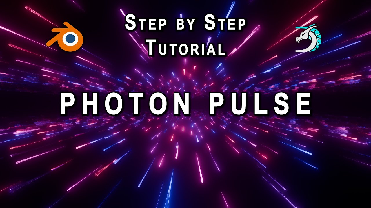 Neon Looping Sci Fi Animation (Neon Meteors) - Blender Tutorial