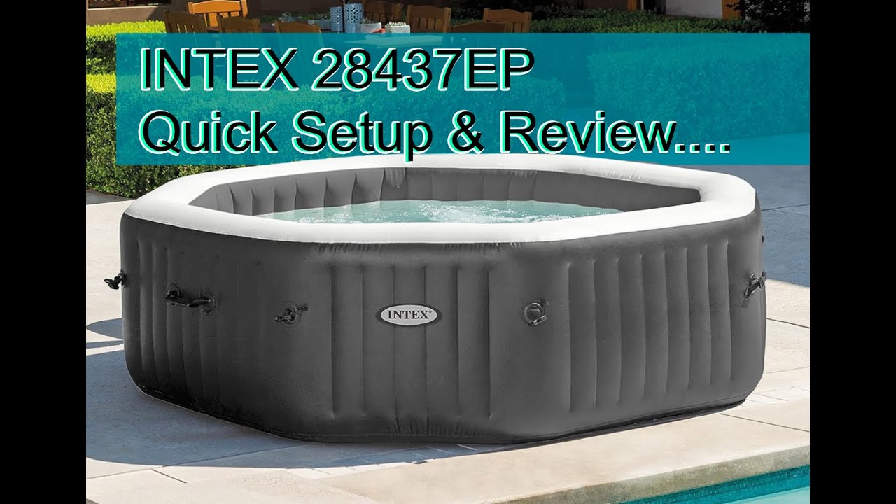 INTEX 28437EP PureSpa Quick Setup And Review...