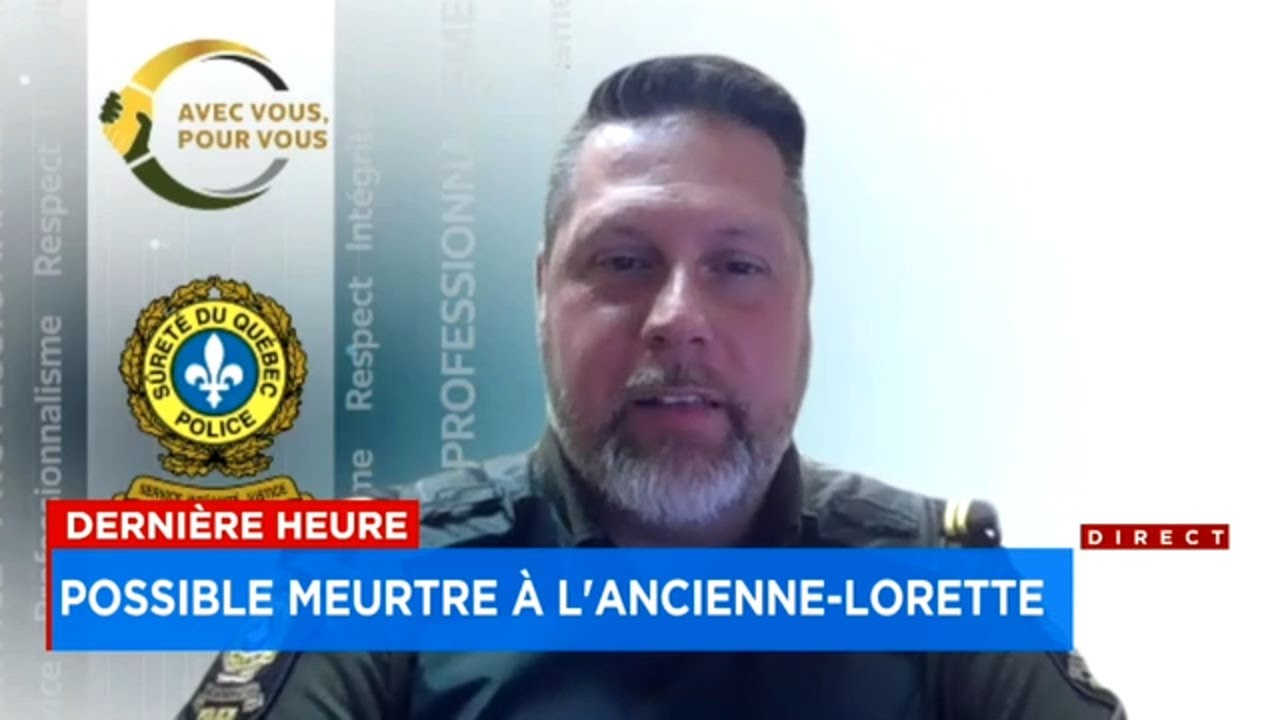 Importante intervention polici&egrave;re: possible meurtre &agrave; Qu&eacute;bec - entrevue