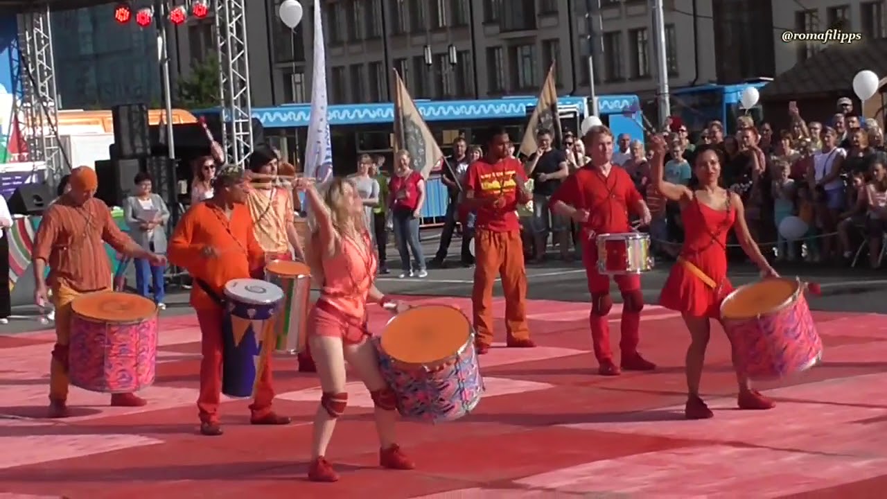 Маракату на открытии фестиваля Театральный дворик, Тула, 2018