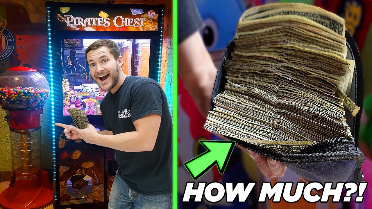 Collecting Money From Claw Machines & Candy Machines!