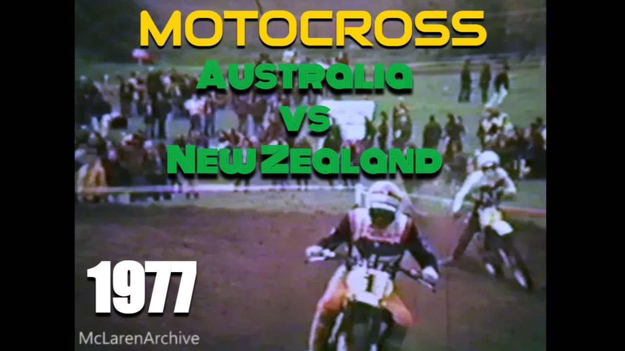 1970s Motocross, Australia vs New Zealand: Fighting talk! (1977, Yamaha, Maico, Suzuki, Husqvarna)