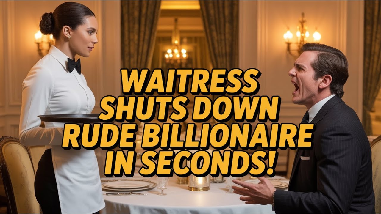 Billionaire's SHOCKING Outburst at Waitress EXPOSED – Her INCREDIBLE Response TRANSFORMS the Room!