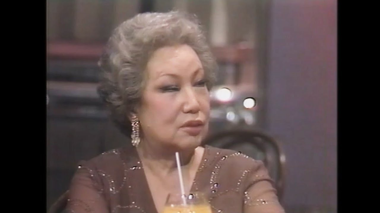淡谷のり子  ビートたけしと対談　1982年10月6日 ★淡谷のり子さん 75歳時