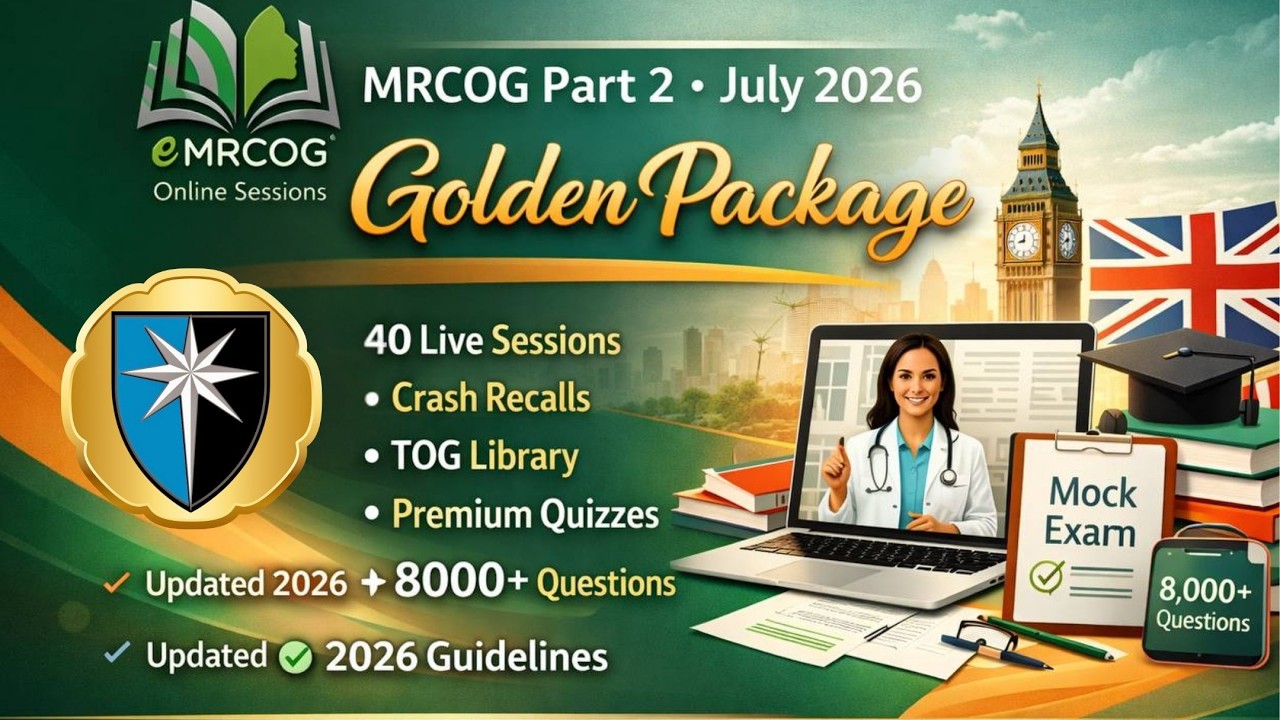 MRCOG Часть 2, июль 2026 г. Золотой пакет