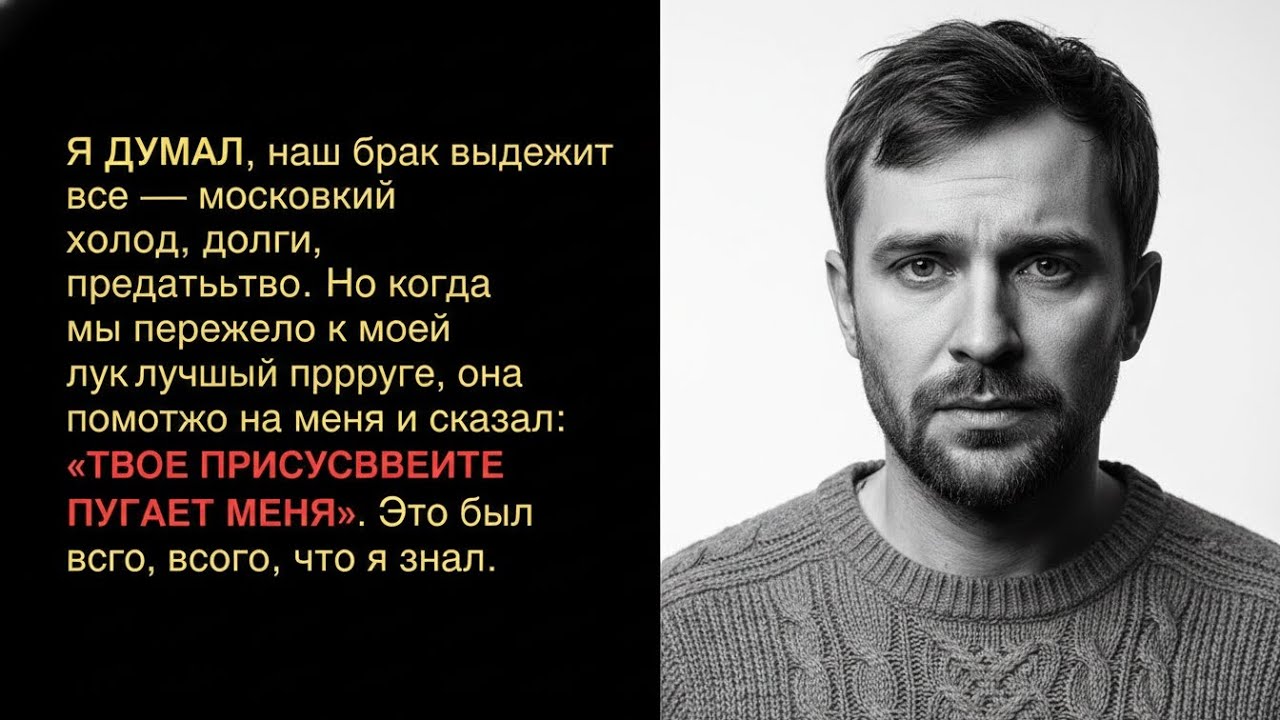 МЫ С ЖЕНОЙ ПОСЕЛИЛИСЬ У ДРУГА, НО ОНА ЗАЯВИЛА, ЧТО МОЁ ПРИСУТСТВИЕ ЕЁ ТРЕВОЖИТ