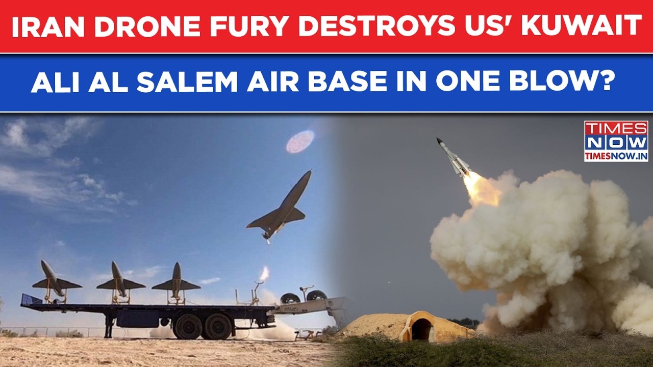 Dramatic War Video: Iran Drone Fury Destroys US&rsquo; Ali Al Salem Base In One Blow? Kuwait Says...