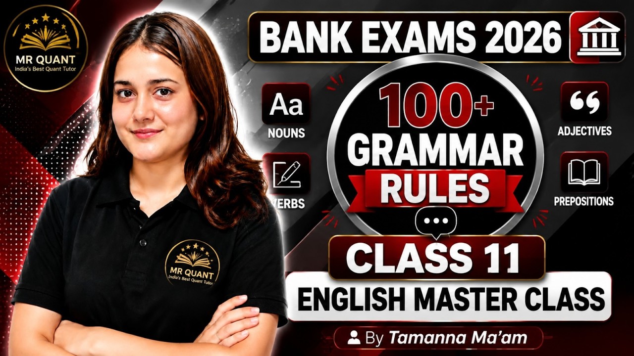 100+ Grammar Rules Class 11🔥 | Rule 71-80 | SBI, IBPS, RRB Prelims + Mains 2026