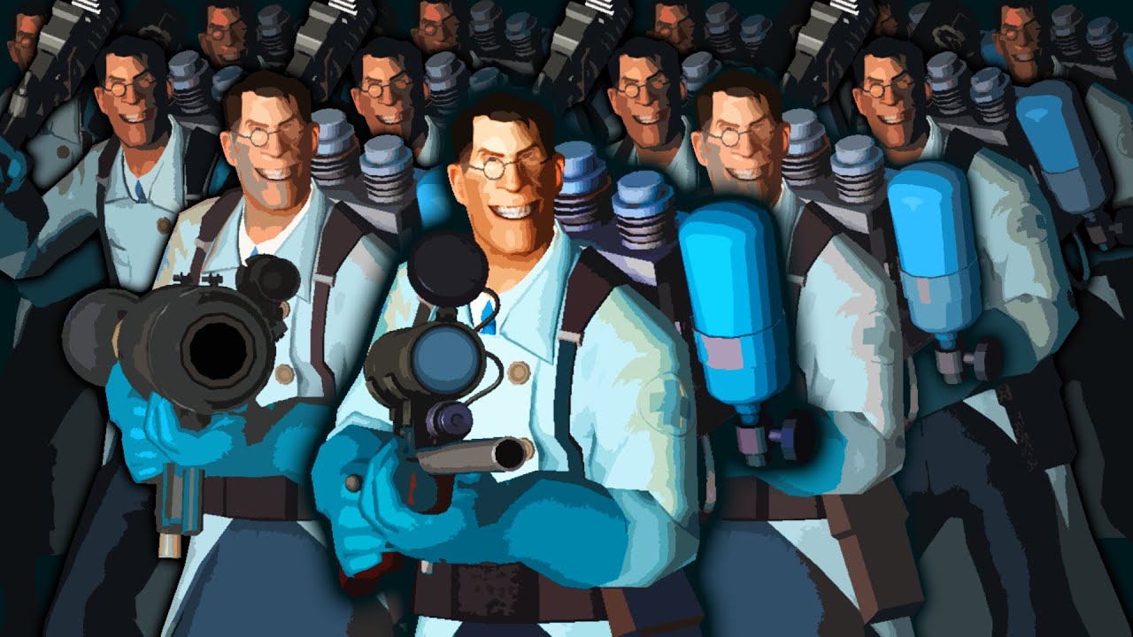 Классовые войны со случайным оружием заставляют мой мозг болеть [TF2]